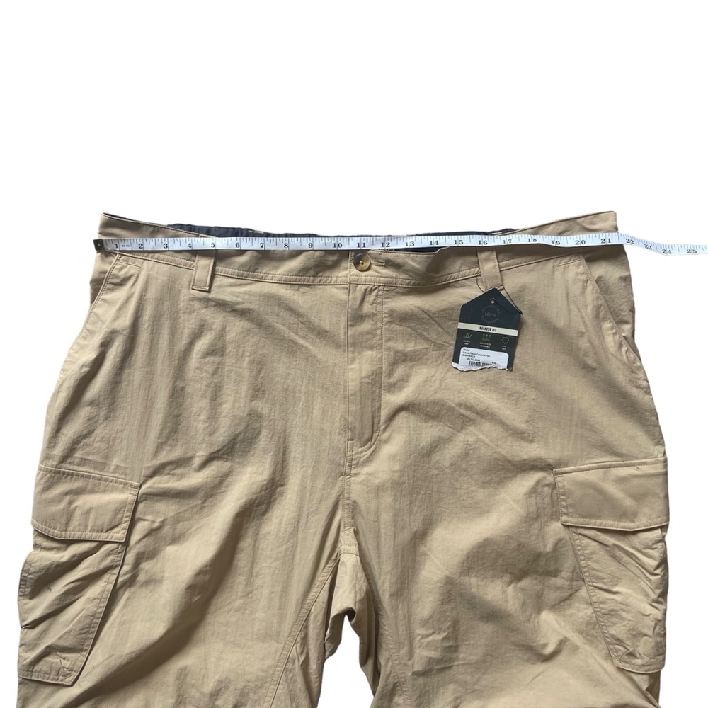 NWT REI Pants Sahara Clasaic Convertible Hybrid Shorts Sandcastle Tan 3XL - Picture 11 of 15